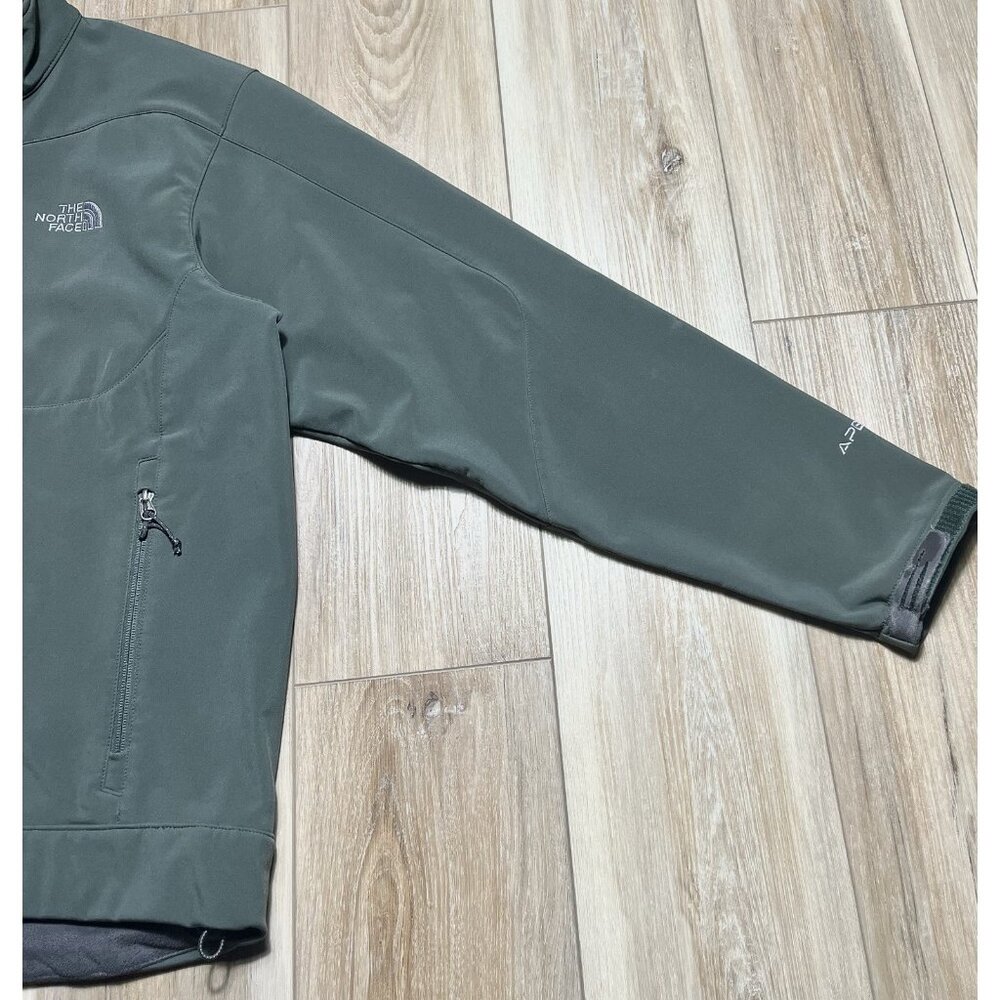 The North Face Apex Softshell Green Full Zip Jacket - Men Size Large - Picture 9 of 15